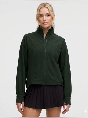 Lululemon Define Relaxed Fit Jacket Dark Rainforest Green Size 8